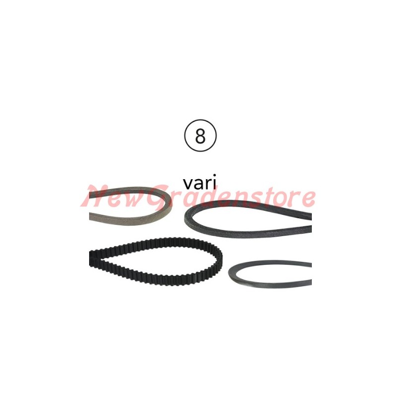 ORIGINAL MTD RMS 18-117 46 754-0358 Antriebsriemen für Rasentraktor