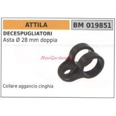 Collier d'accouplement de courroie ATTILA débroussailleuse 019851
