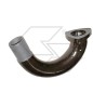 Enamelled cast-iron elbow U-type collector for silencer