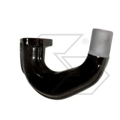 Enamelled cast-iron elbow manifold U-type for silencer | Newgardenstore.eu