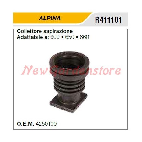 Collecteur d'admission pour tronçonneuse ALPINA 600 650 660 R411101 | Newgardenstore.eu