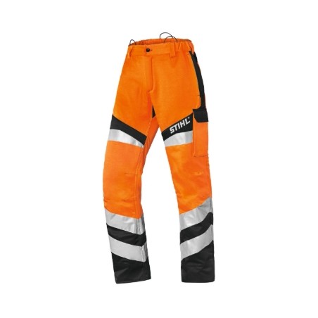 Pantaloni segnaletici per decespugliatore STIHL PROTECT FS in tessuto misto | Newgardenstore.eu