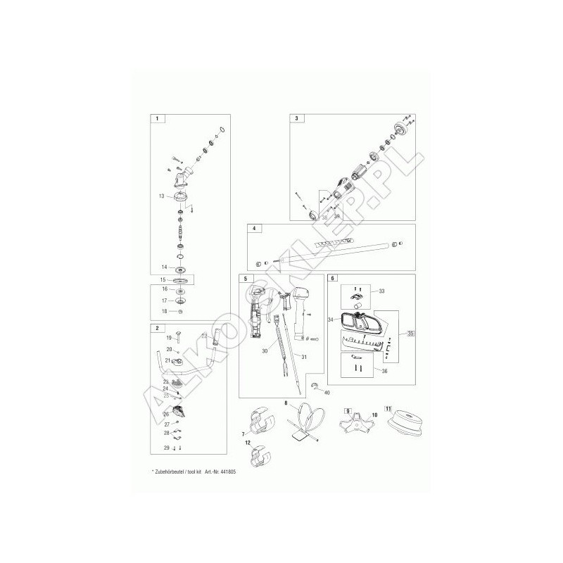 ORIGINAL AL-KO SL2074870 Head Protection Cup Only