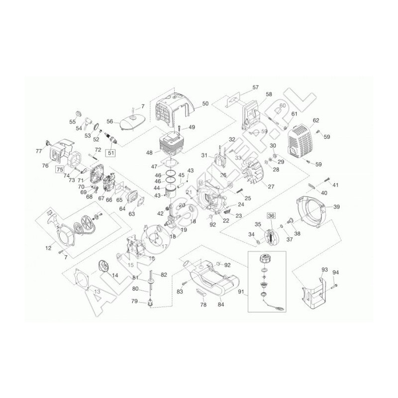 Tankdeckel Frs 410 462631 ORIGINAL AL-KO