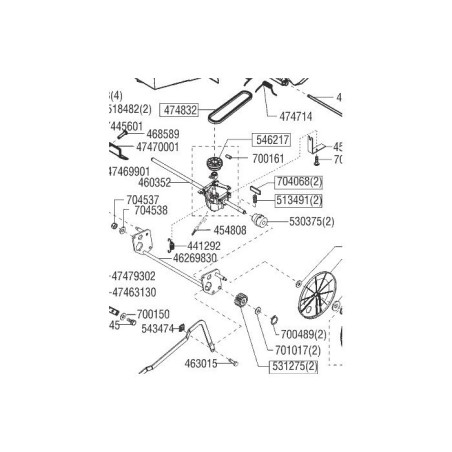 Original AL-KO Highline Getriebefeder 495369 | Newgardenstore.eu