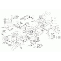 Rechtes Pedal-Kabelbaum Zn 46149830 ORIGINAL AL-KO