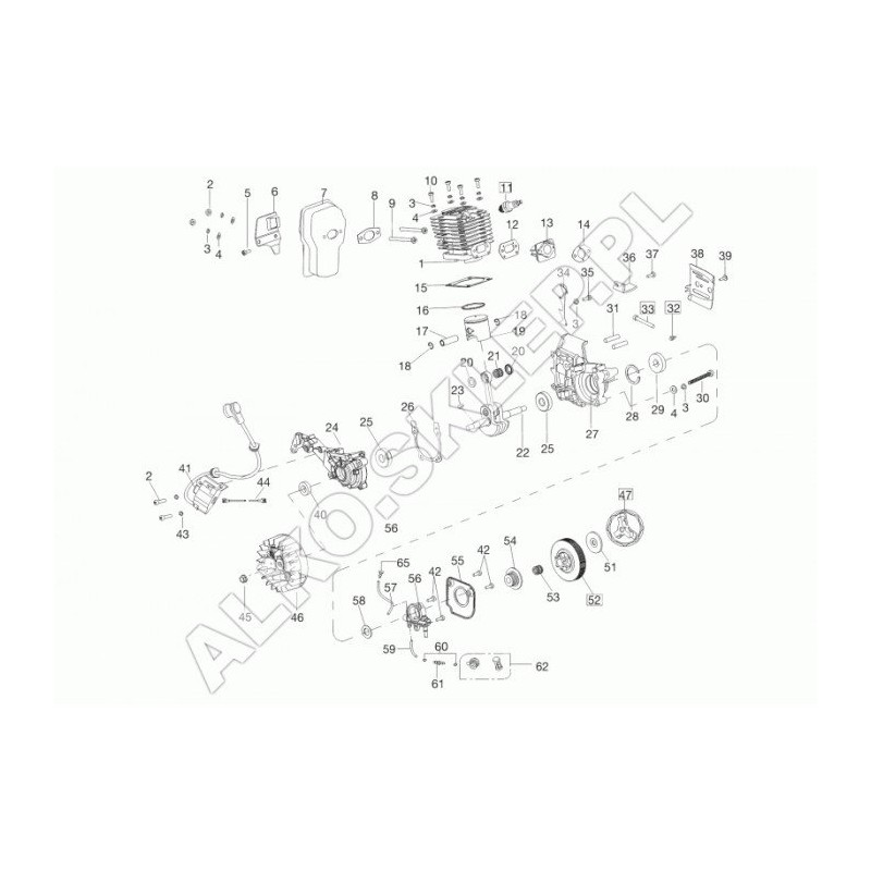 Segment de piston 414535 ORIGINAL AL-KO