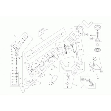 Upper Half-Collar Carter Frs410 462526 ORIGINAL AL-KO | Newgardenstore.eu