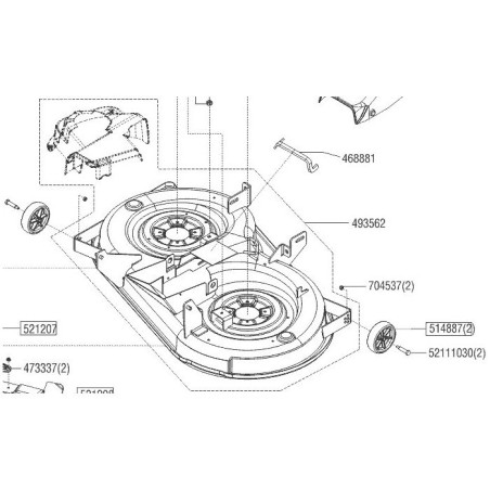 Vite Ruota T102 (Alternativa -52111030) 521110 ORIGINALE AL-KO | Newgardenstore.eu