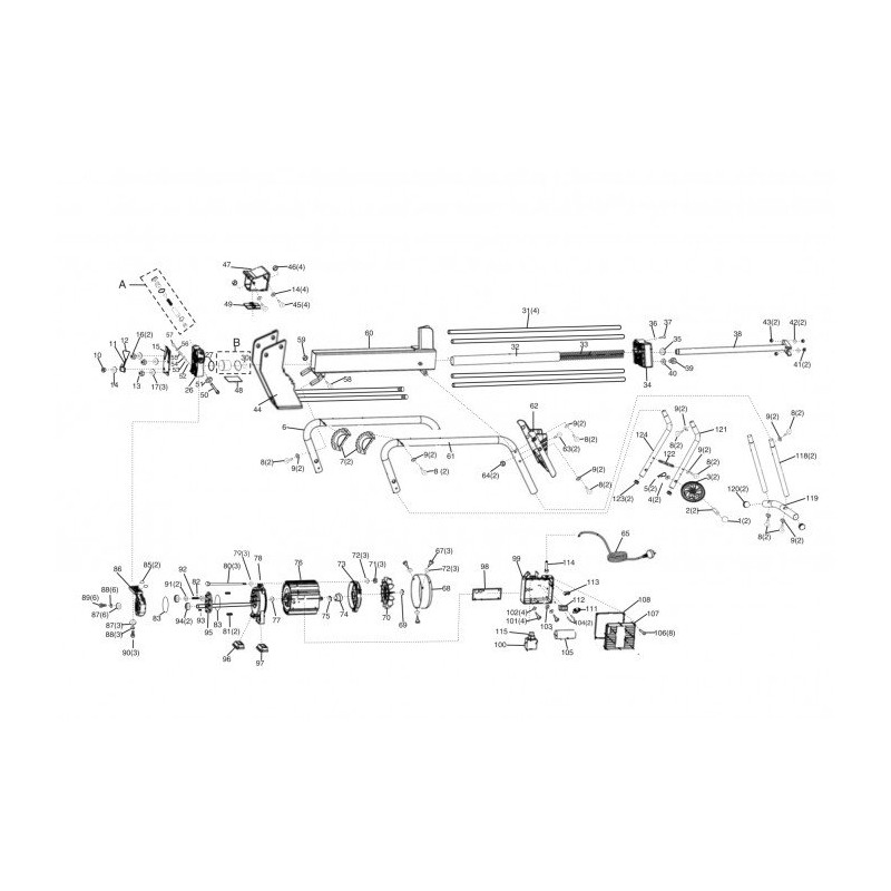 Boîtier de commutation AL-KO d'origine 463624