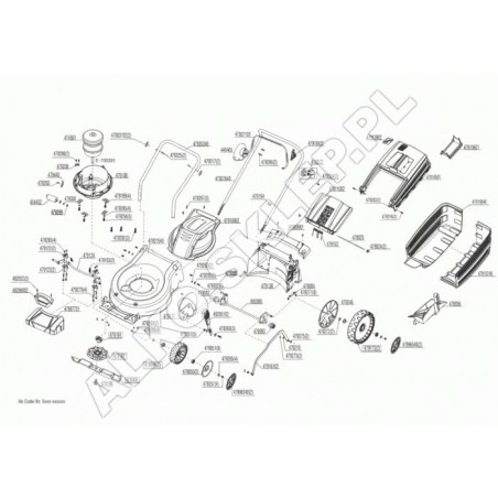 Tapa de rueda 280 47996540 ORIGINAL AL-KO | Newgardenstore.eu