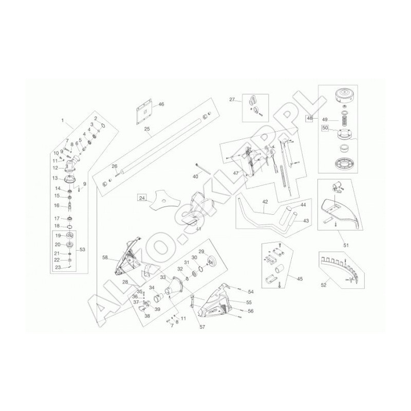 ORIGINAL AL-KO bearing 462855