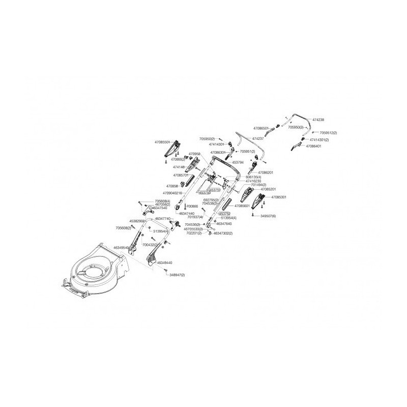 AL-KO ORIGINAL Gaszug 453751