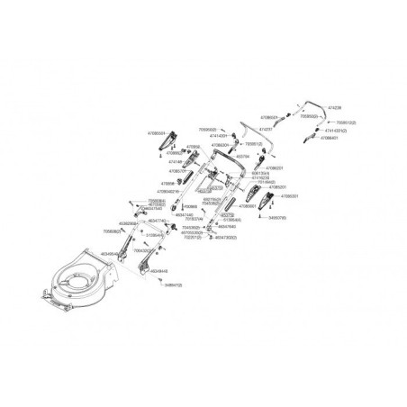 Cavo Acceleratore 453751 ORIGINALE AL-KO | Newgardenstore.eu