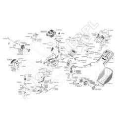 Auspuff Carter Lat 5300Brv 47016301 ORIGINAL AL-KO | Newgardenstore.eu