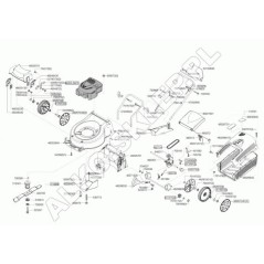 Original AL-KO DCS3143 531275 Semovente Gear