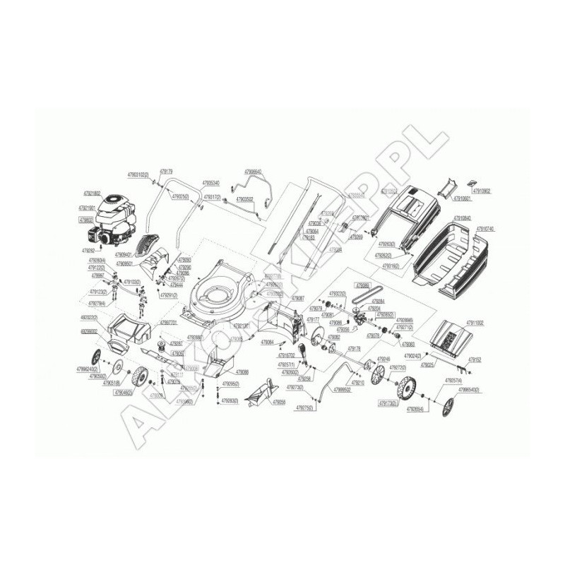 AL-KO 479034 ORIGINAL Choke Air Cable