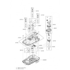 AL-KO Robo Geniii 495070 ORIGINAL Grupo de regulación de corte alternativo | Newgardenstore.eu