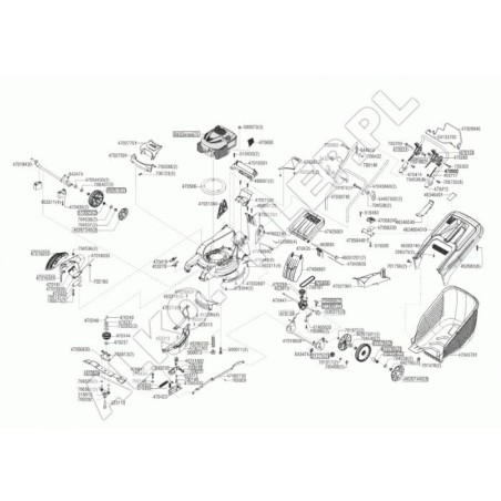 AL-KO 53 Alu-Riemen Vs 470456 ORIGINAL | Newgardenstore.eu