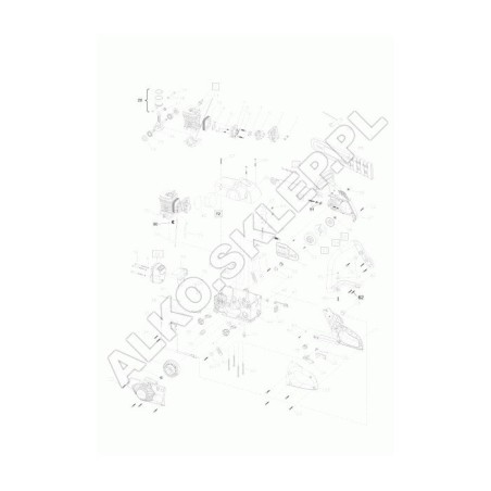 Volano Bks 42-45 463335 ORIGINALE AL-KO | Newgardenstore.eu