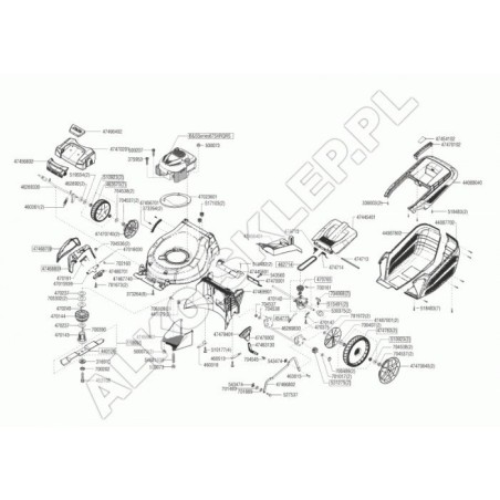 Traktionskabel 1300 NHC 454773 ORIGINAL AL-KO | Newgardenstore.eu