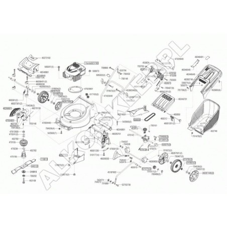 Abnehmbares Kabel. 5200Brv 470138 ORIGINAL AL-KO | Newgardenstore.eu