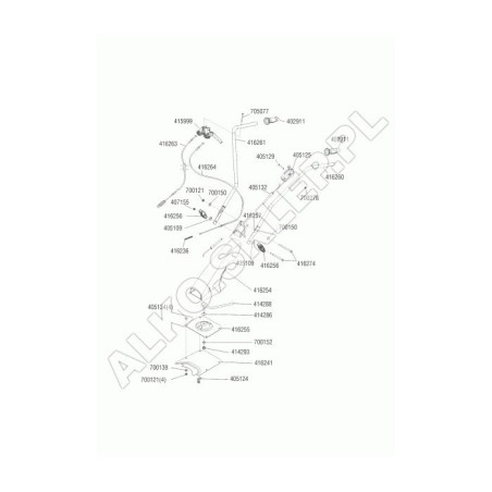 Acceleratore Combi Tn 405125 ORIGINALE AL-KO | Newgardenstore.eu