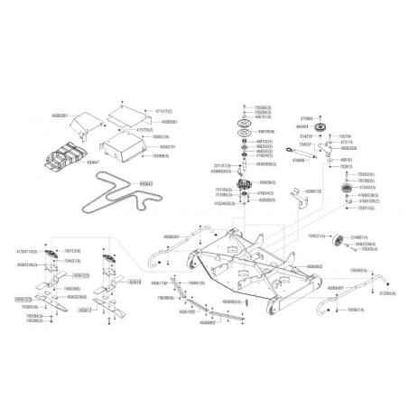 AL-KO 47333710 Soporte de cuchilla original para césped alto | Newgardenstore.eu