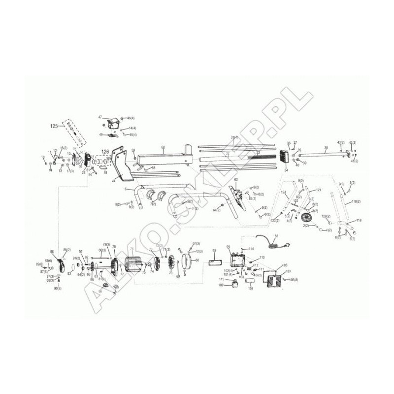 Valvola Idraulica Khs 463645 ORIGINALE AL-KO