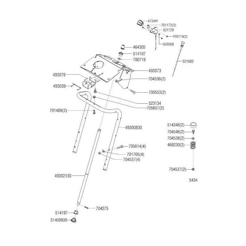 Cable de aire 521602 ORIGINAL AL-KO