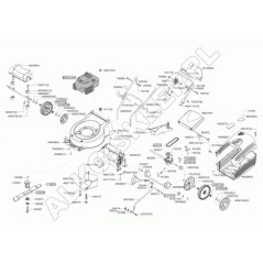 Convogliatore Argento 51 46026701 ORIGINALE AL-KO | Newgardenstore.eu