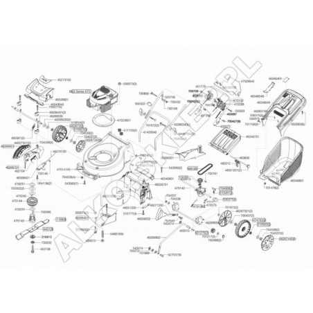 Variatorriemenscheibe 470144 ORIGINAL AL-KO | Newgardenstore.eu