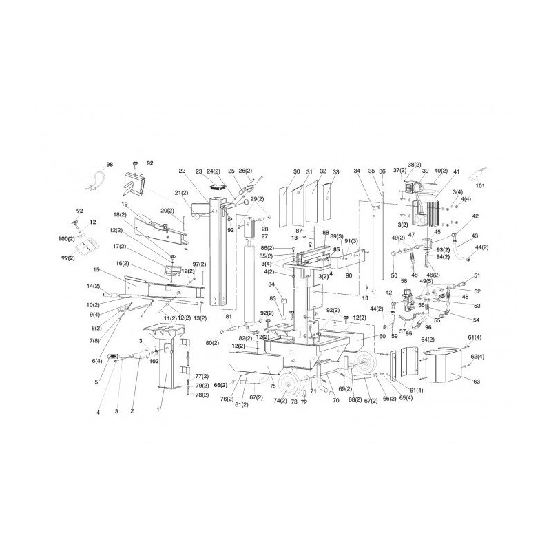 Original AL-KO Lhs 6000 411140 capacitor