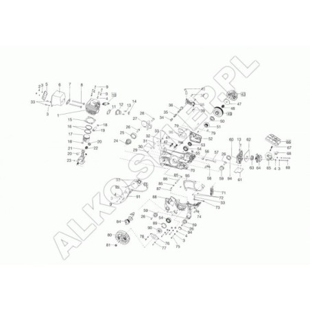 Volant moteur ORIGINAL AL-KO 414445 | Newgardenstore.eu