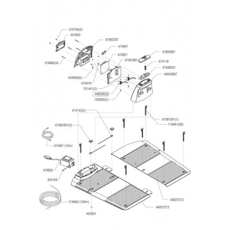 1,5 mm² 10 m Robo-Kabel (Alternative Nr. 474487) 441638 ORIGINAL AL-KO | Newgardenstore.eu