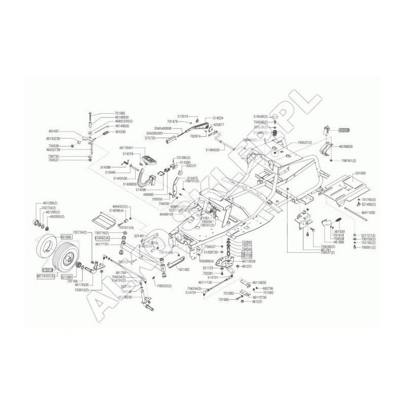 Magnetventil 100A-T /2Ø 521361 ORIGINAL AL-KO
