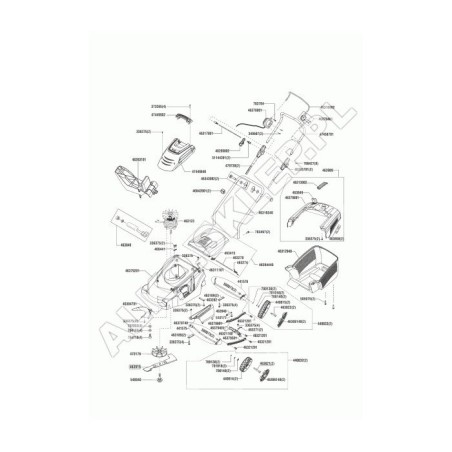 Cesto Inf. Cf40E (Alternativo-46312901) 46312940 ORIGINALE AL-KO | Newgardenstore.eu