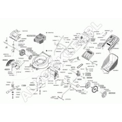 Unterer Teil des Komfortkorbs 452746 ORIGINAL AL-KO | Newgardenstore.eu