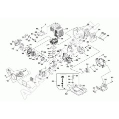 Cilindro Ms 4300 B 412524 ORIGINALE AL-KO
