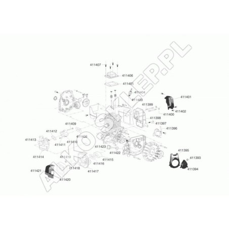 Zündspule Acc. 38 Vlb 411396 ORIGINAL AL-KO | Newgardenstore.eu
