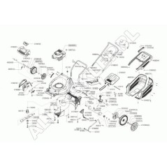 Convogliatore 51 Zrv R9005 47469901 ORIGINALE AL-KO | Newgardenstore.eu