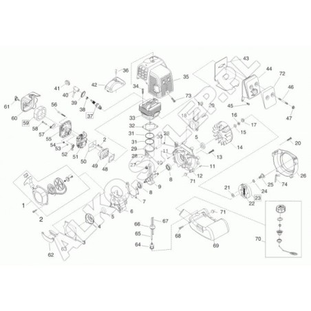 Zylinder 412211 ORIGINAL AL-KO | Newgardenstore.eu