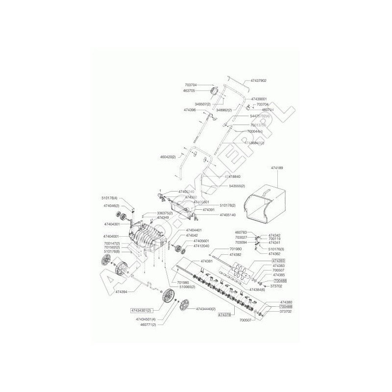 Carburateur X Bmp30000 418840 ORIGINAL AL-KO