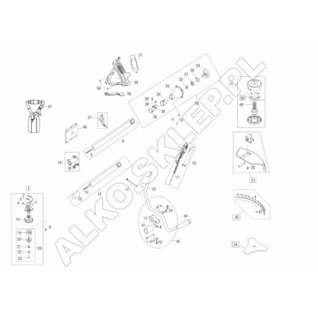 Original AL-KO Coil/Flywheel Kit BC 410 412034 | Newgardenstore.eu