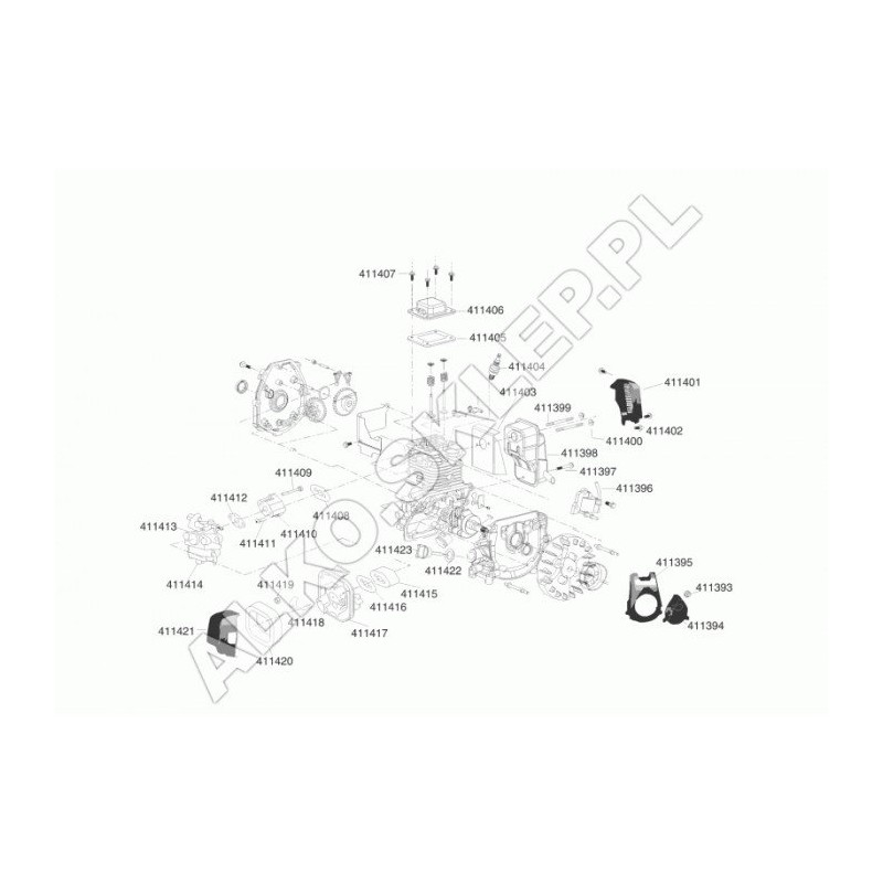 Carburateur 38Vlb avec filtre 411512 ORIGINAL AL-KO