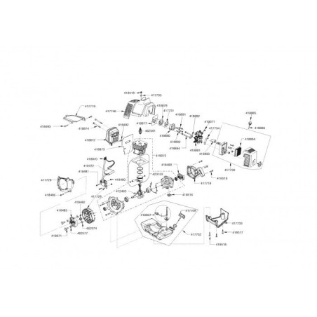 Vergaser Mot.Hp50E 418881 ORIGINAL AL-KO | Newgardenstore.eu