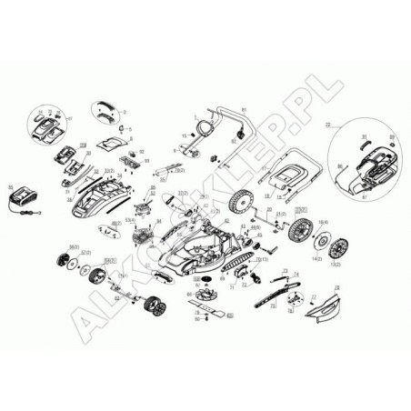 Panier 413834 ORIGINAL AL-KO | Newgardenstore.eu