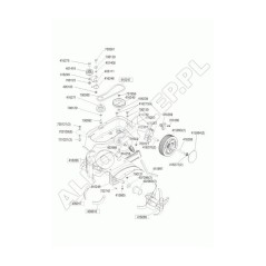 Original AL-KO Mh350 402966 Welle