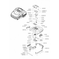 Tastiera Adesiva R4100 Neutra 442090 ORIGINALE AL-KO