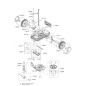 Moteur de roue AL-KO R300/450/500/700 d'origine 457739 Moteur de roue AL-KO R300/450/500/700 d'origine 457739